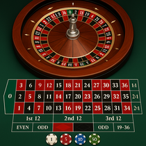 Mad Casino - Roulette - Klassisches Rad mit niedrigen CHF-Einsätzen